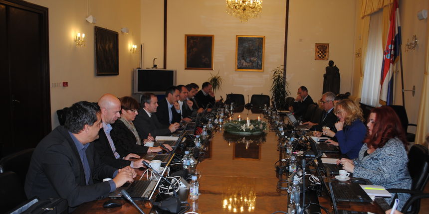 Kolegij župana, Foto: Zadarska županija Kolegij župana, Foto: Zadarska županija