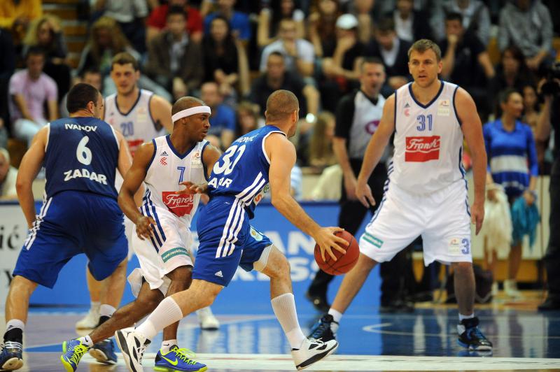 KC Drazen Petrovic, Zagreb – A1 Liga za prvaka, prva utakmica finala doigravanja. KK Cibona – KK Zadar. Photo: Danijel Kasap/PIXSELL KC Drazen Petrovic, Zagreb – A1 Liga za prvaka, prva utakmica finala doigravanja. KK Cibona – KK Zadar. Photo: Danijel Kasap/PIXSELL