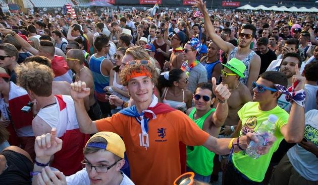 Publika uziva u nastupu dua Galantis na prvom danu Ultra Europe glazbenog festivala na Poljudu. Photo: Davor Puklavec/PIXSELL