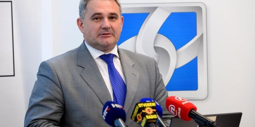 Hrvatska udruga banaka (HUB) i Hrvatska udruga poslodavaca (HUP) odrzali su okrugli stol Kapital koji nedostaje: Kako ubrzati rast malih poduzeca. Davor Majetic. Photo: Marko Prpic/PIXSELL