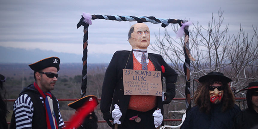 Maškare na Bokanjcu, 21. veljače 2012. (foto:Saša Čuka) Maškare na Bokanjcu, 21. veljače 2012. (foto:Saša Čuka)