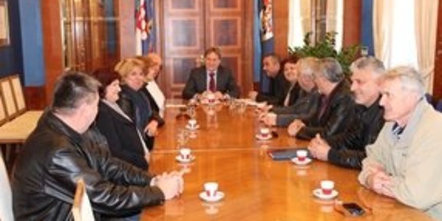 Branitelji na sastanku kod gradonačelnika Kalmete, foto: Grad Zadar