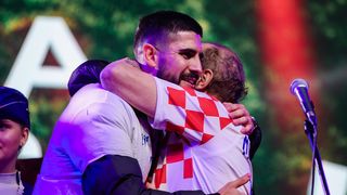 Svečani doček na Forumu za Dominika Livakovića i Martina Erlića