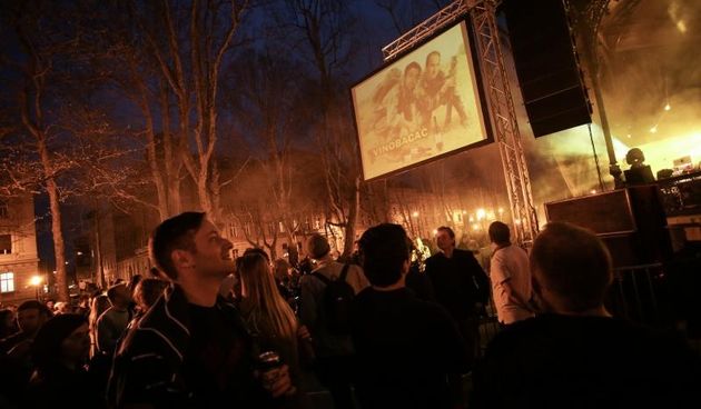 Na Zrinjevcu održanskup “Za satiru spreman”.  Photo: Petar Glebov/PIXSELL