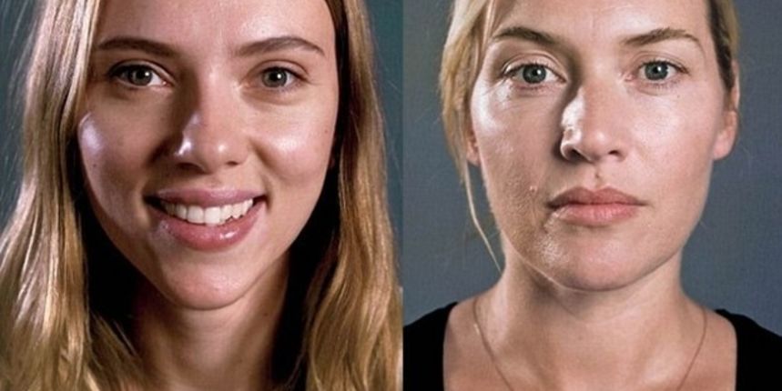 Scarlett Johansson i Kate Winslet bez trunke šminke, vanity fair
