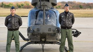 Zemunik: Predstavljena Eskadrila helikoptera OH-58D Kiowa Warrior
