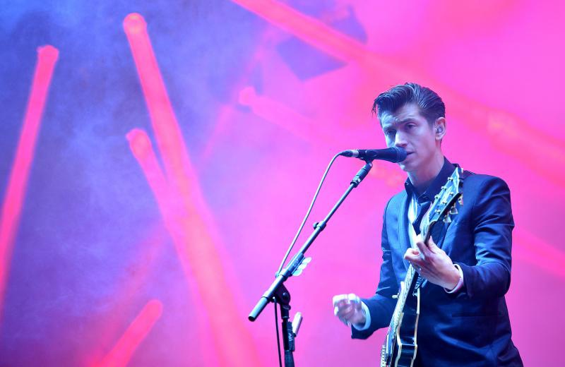 25.06.2013., Zagreb – INmusic festival na zagrebackom jezeru Jarun unatoc losem vremenu okupio je veliki broj posjetitelja. Nastup benda Arctic Monkeys. Photo: Marko Prpic/PIXSELL