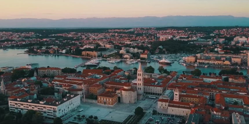 Zadar, Forum iz zraka