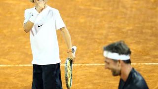 Agassi, Ferrero i Ivanišević odigrali egizibiciju u Umagu. Photo: Slavko Midzor/PIXSELL Agassi, Ferrero i Ivanišević odigrali egizibiciju u Umagu. Photo: Slavko Midzor/PIXSELL