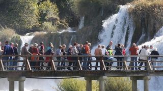Nacionalni park Krka bilježi rekordan broj posjetitelja. Photo: Duško Jaramaz/PIXSELL