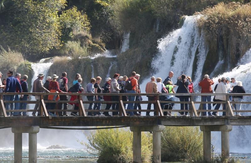 Nacionalni park Krka bilježi rekordan broj posjetitelja. Photo: Duško Jaramaz/PIXSELL