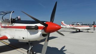 Krila Oluje se vratili u Hrvatsku nakon osvojene nagrade na vojnom aeromitingu RIAT. Photo: Davor VišnjićPIXSELL Krila Oluje se vratili u Hrvatsku nakon osvojene nagrade na vojnom aeromitingu RIAT. Photo: Davor VišnjićPIXSELL