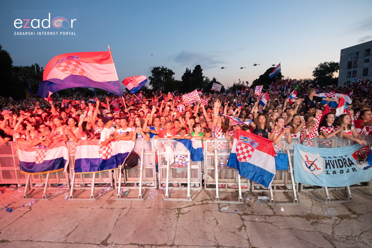 Veličanstven doček četvorice zadarskih Vatrenih