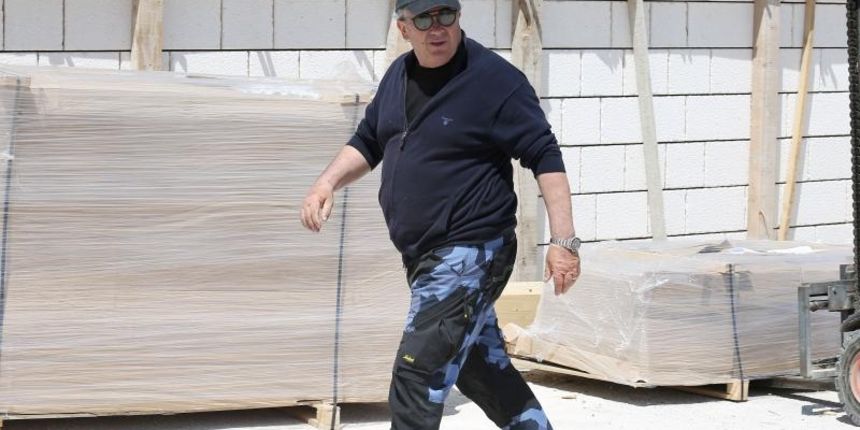 Mjesto u Rogoznici ispred Kerumovog gradilista na kojem je doslo do incidenta