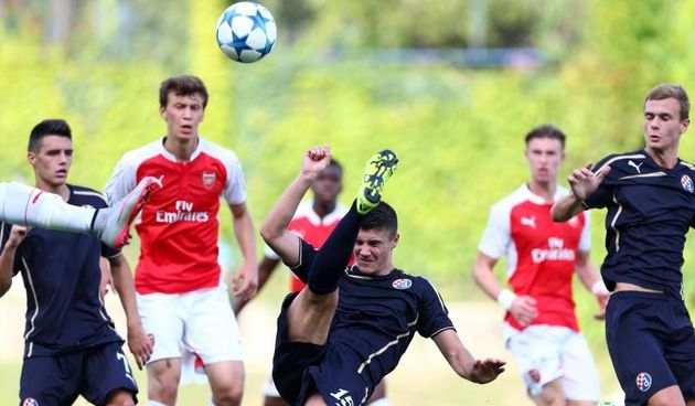 16.09.2015., stadion Hitrec-Kacian, Zagreb – UEFA Liga mladih, skupina F, 1. kolo, GNK Dinamo – Arsenal FC. Amer Gojak. Photo: Slavko Midzor/PIXSELL