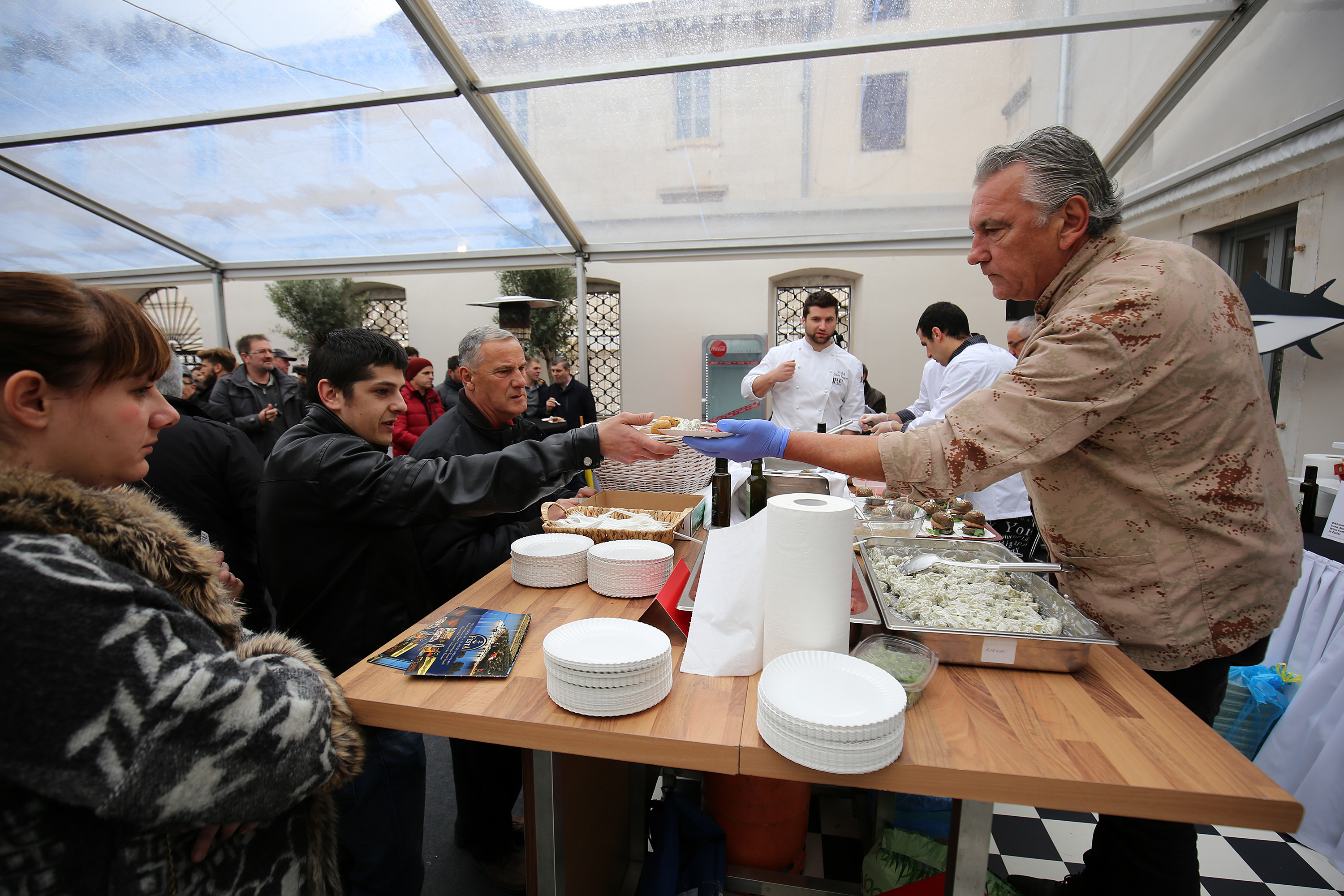 Otvaranje eno-gastro kutka u atriju palače Cedulin u Zadru