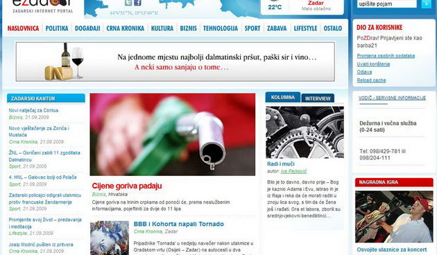 eZadar – Arhiva Zadarskog kantuna i drustveni servisi