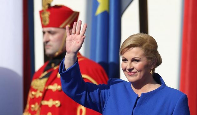 Inauguracija predsjednice Kolinde Grabar Kitarović na Trgu sv. Marka, Foto: Photo: HINA/POOL/PIXSELL