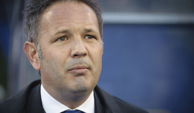 Zagreb, 220313.
Stadion Maksimir.
Kvalifikacijska utakmica za Svjetsko prvenstvo u Brazilu, 2014. godine, izmedju reprezentacija Hrvatske i Srbije.
Na slici: izbornik Srbije Sinisa Mihajlovic.
Foto: Tom Dubravec / CROPIX