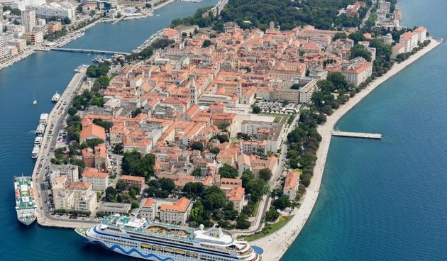 Zadar iz zraka, zračna panorama. Photo: Dino Stanin/PIXSELL