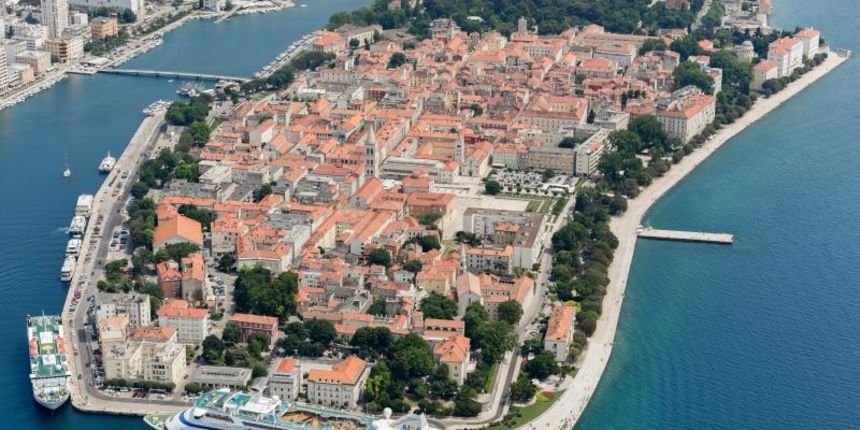 Zadar iz zraka, zračna panorama. Photo: Dino Stanin/PIXSELL Zadar iz zraka, zračna panorama. Photo: Dino Stanin/PIXSELL
