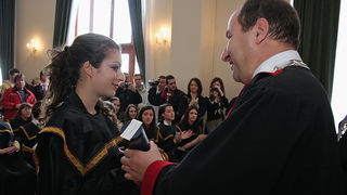 Promocija diplomiranih studenata, 7. ožujka 2009. (foto: Marin Gospić)