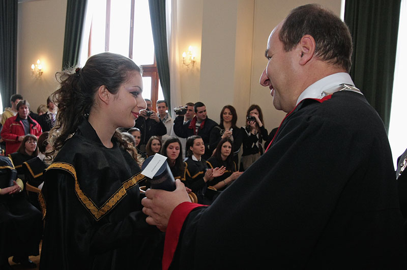 Promocija diplomiranih studenata, 7. ožujka 2009. (foto: Marin Gospić)