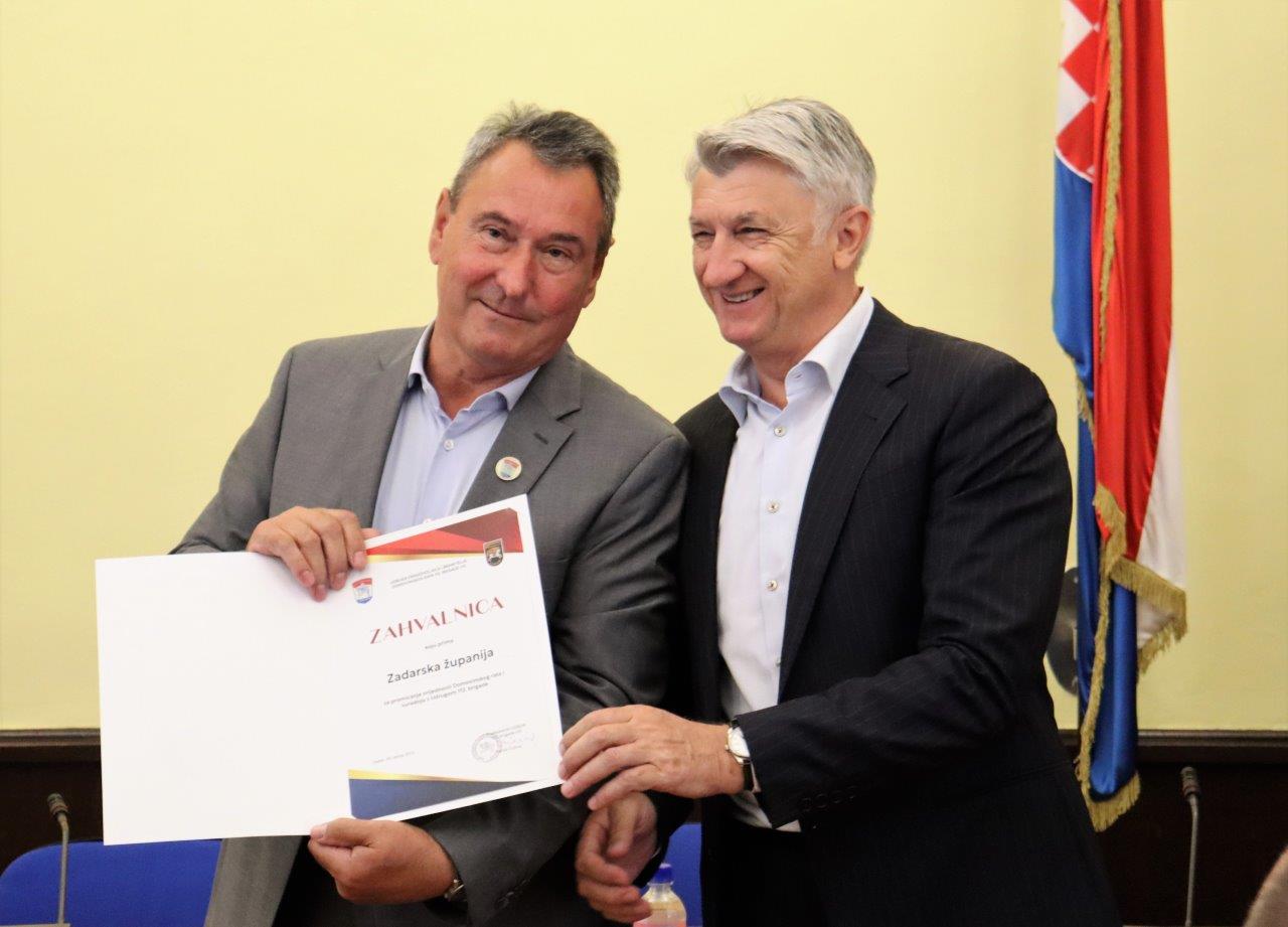 Primanjem u Domu županije uz dodjelu prigodnih zahvalnica svečano je obilježena 32. godišnjica osnutka i borbenog djelovanja 112. brigade Hrvatske vojske.