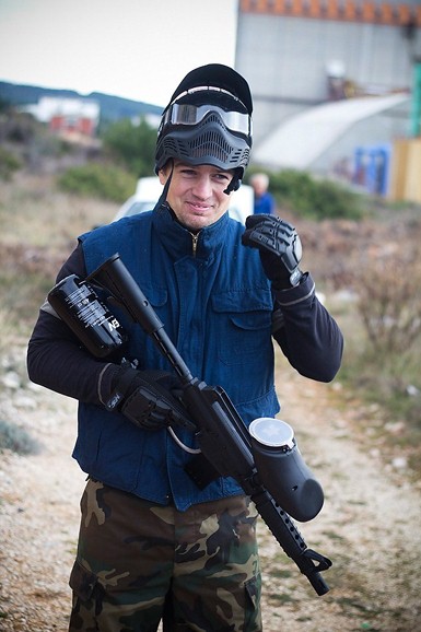 Paintball u Gaženici, 22. siječnja 2012. (foto:Saša Čuka)
