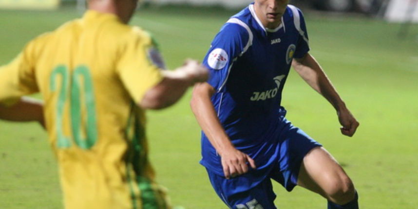 Zadar, 260909. Stadion Stanovi. 9. kolo T Com 1. HNL  Zadar – Istra 1961. Na fotografiji: Marin Ljubicic u napadu. Foto: Vladimir Ivanov / CROPIX