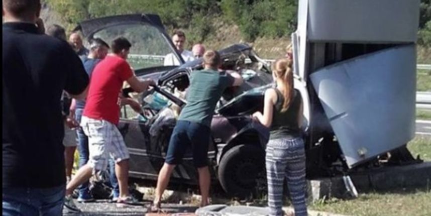 Nesreća, autoput Zagreb Macelj