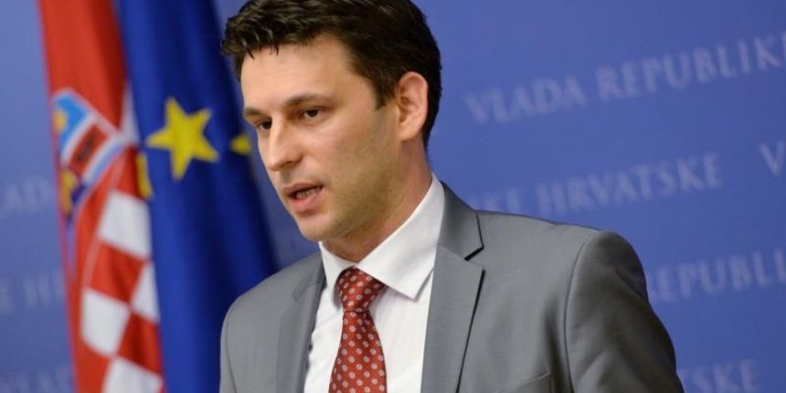 Potpredsjednik Vlade Bozo Petrov u Banskim dvorima odrzao konferenciju za medije. Photo: Marko Lukunic/PIXSELL