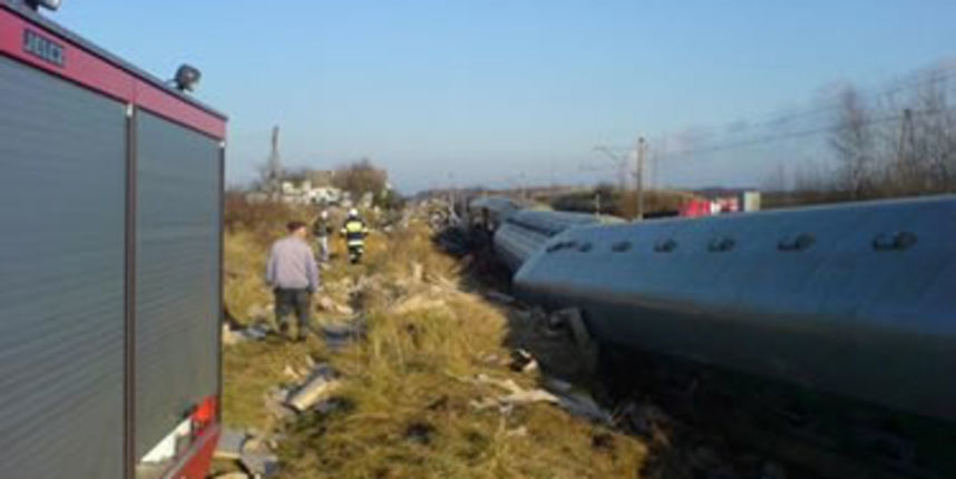 Željeznička nesreća (Foto: HTV) Željeznička nesreća (Foto: HTV)