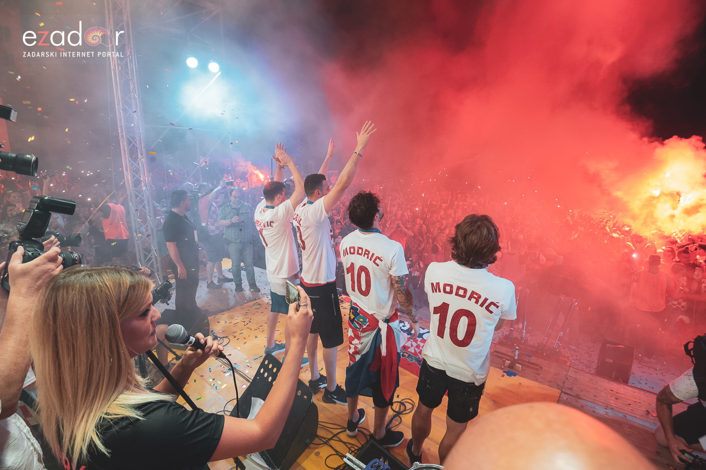 Zadar priredio nezaboravan doček svojim Vatrenim herojima