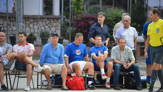 U povodu blagdana Kraljice Mira u Stanovima odigrana utakmica između liječnika i predstavnika Gradske uprave, Foto: Iva Perinčić