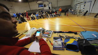 Bibinje: Županijsko natjecanje u sportskom penjanju na umjetnoj stijeni. Foto: Leo Banić