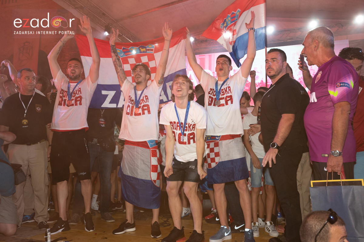 Veličanstven doček četvorice zadarskih Vatrenih