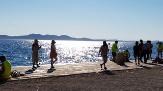 Sasvim osoban doživljaj – 10. dm Millennium Jump sa zadarske rive. Foto: Mladen Malik Barba Sasvim osoban doživljaj – 10. dm Millennium Jump sa zadarske rive. Foto: Mladen Malik Barba