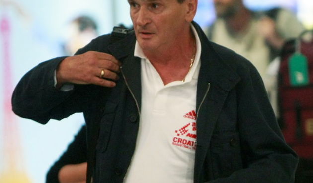 Zagreb, 060911.
Zracna luka Pleso.
Dolazak hrvatske kosarkaske reprezentacije sa Europskog prvenstva u Litvi. 
Na fotografiji: Danko Radic.
Foto: Ronald Gorsic / CROPIX