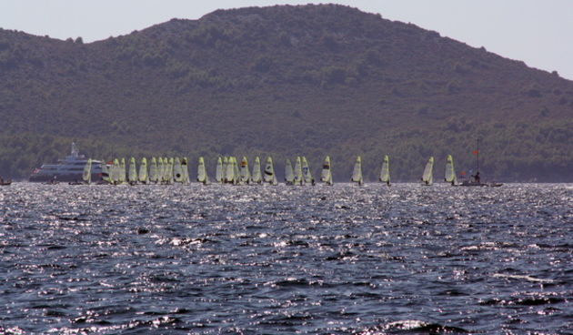 EP klase 49er, Prvi dan natjecanja 31. kolovoza 2009, Foto; Mladen Malik