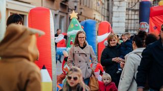 Dječji Advent na Narodnom trgu u Zadru