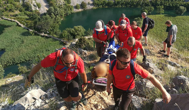HGSS u akciji spašavanja žene koja je slomila nogu na Kudinom mostu