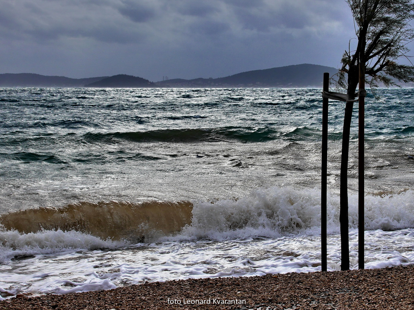 Olujno jugo u Zadru, nedjelja 6. prosinca 2020. godine