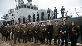 Svečanost imenovanja raketnih topovnjača Vukovar i Dubrovnik