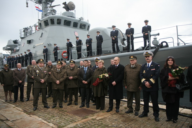 Svečanost imenovanja raketnih topovnjača Vukovar i Dubrovnik