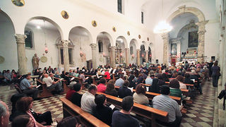 Svečana večernja misa u crkvi Sv. Šime (Sveti Šime, Sveti Šimun)