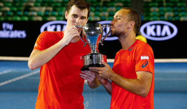 Jamie Murray i Bruno Soares, foto: ausopen.com