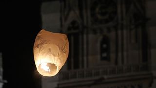 Na tržnici Dolac održan je peti performans Kapulica & Lampioni.  Foto: PIXSELL