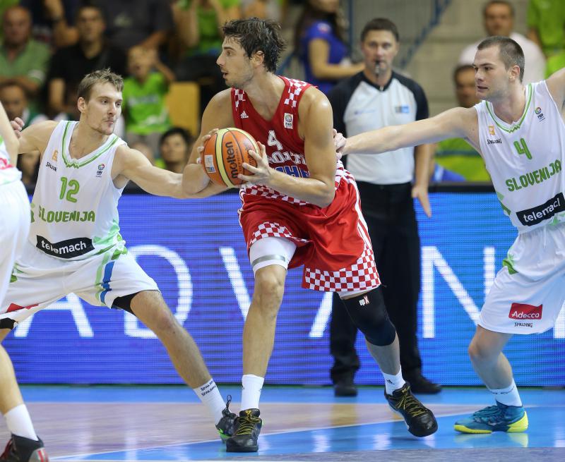 Europsko prvenstvo u kosarci Eurobasket Slovenija 2013., skupina C. Slovenija – Hrvatska 74-76. Photo: Igor Kralj/PIXSELL Europsko prvenstvo u kosarci Eurobasket Slovenija 2013., skupina C. Slovenija – Hrvatska 74-76. Photo: Igor Kralj/PIXSELL