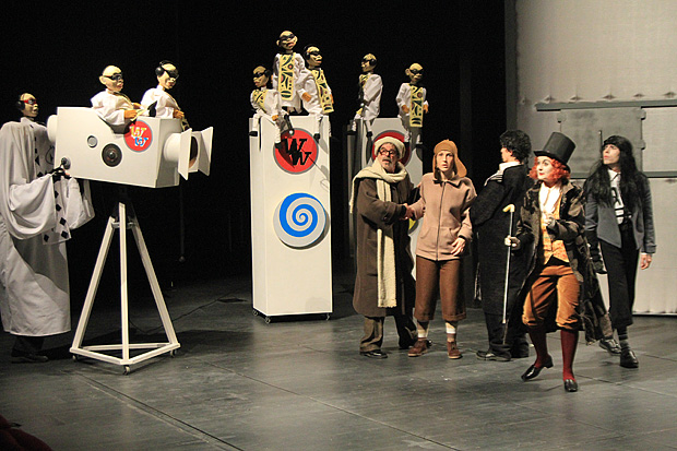 “Drago Č. i tvornica čokolade” u novoj zgradi Kazališta lutaka, Foto: Leo Banić “Drago Č. i tvornica čokolade” u novoj zgradi Kazališta lutaka, Foto: Leo Banić